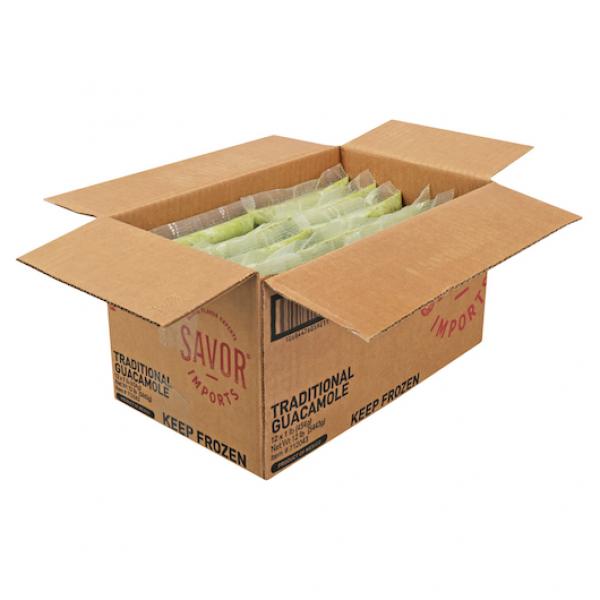 Savor Imports Traditional Guacamole Hpp 1 Pound Each - 12 Per Case.