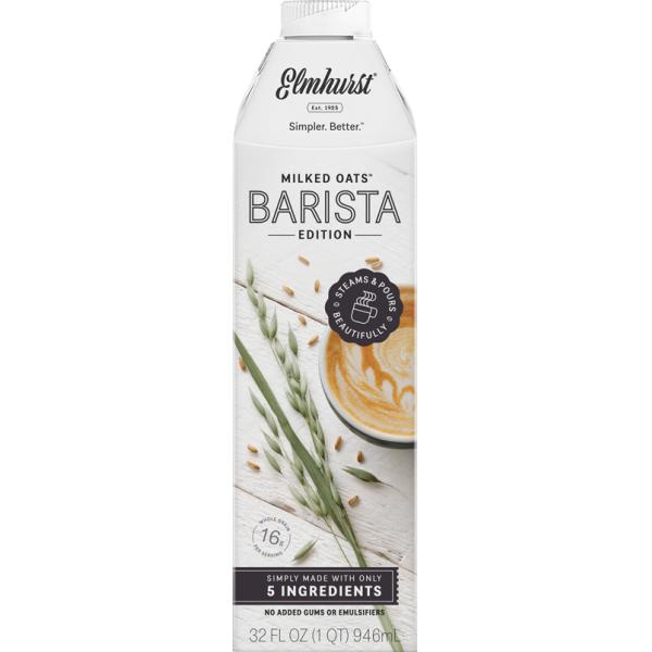 Elmhurst Milked Milked Oat Barista 32 Fluid Ounce - 6 Per Case.