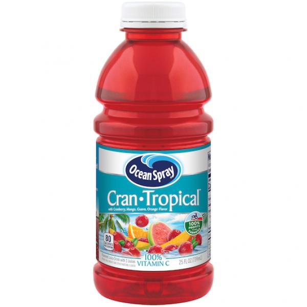 Cran Tropical 25 Fluid Ounce - 12 Per Case.