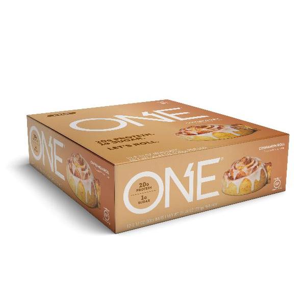 One Brand Cinnamon Roll Bar 2.12 Ounce Size - 72 Per Case.