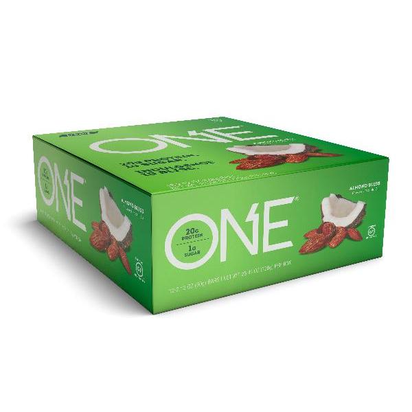 One Brand Almond Bliss Bar 2.12 Ounce Size - 72 Per Case.