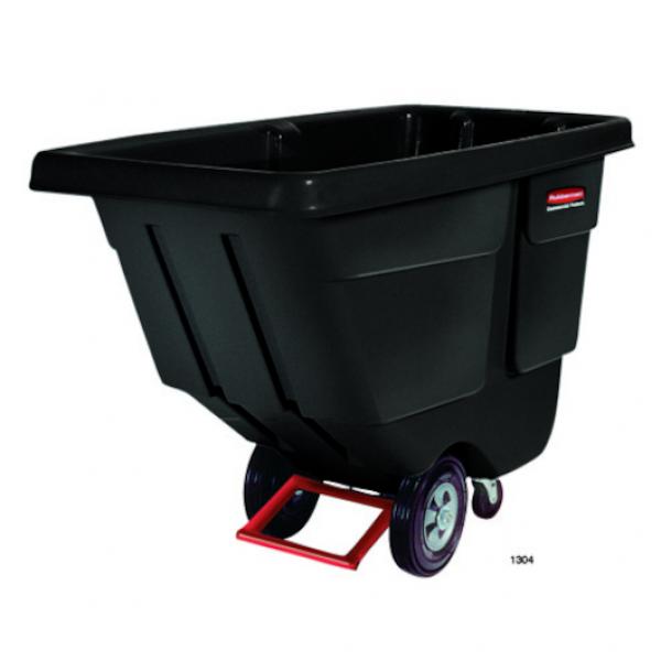 Rubbermaid Commercial Products Yard Utility Tilt Truck 1 Count Packs - 1 Per Case.