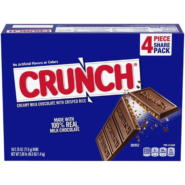 Chocolate Candy 2.75 Ounce Size - 144 Per Case.