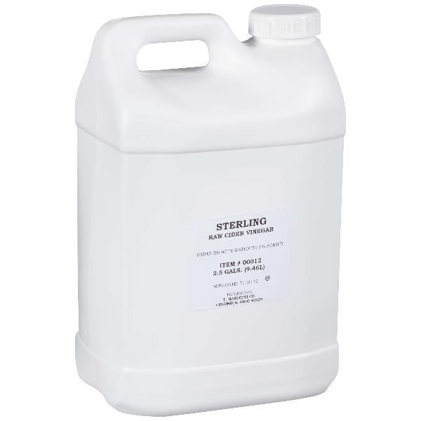 Raw Cider Vinegar 2.5 Gallon - 2 Per Case.