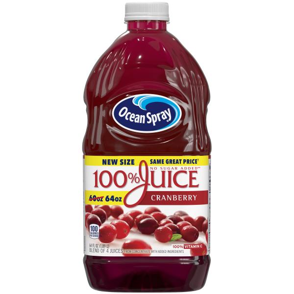 Cranberry 64 Fluid Ounce - 8 Per Case.