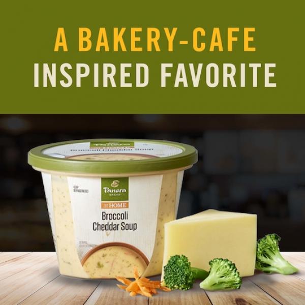 Panera Bread Broccoli Cheddar Soup 16 Ounce Size - 6 Per Case.