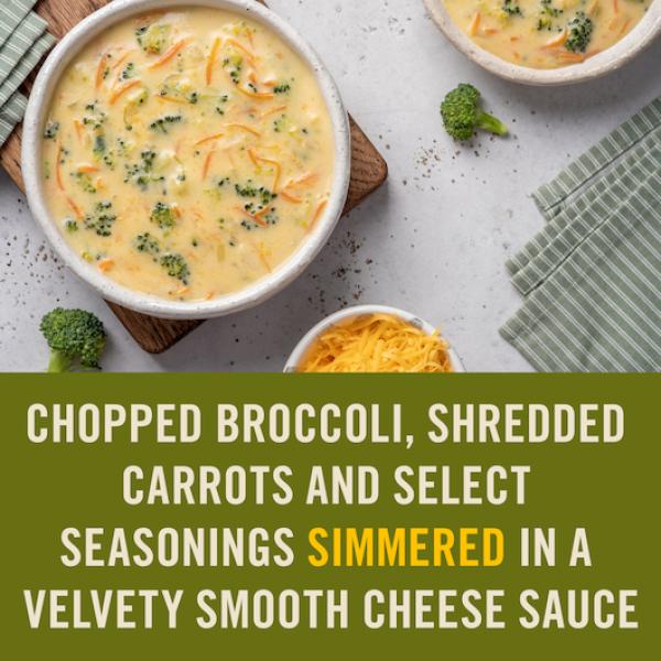 Panera Bread Broccoli Cheddar Soup 16 Ounce Size - 6 Per Case.