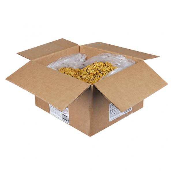 Ready To Eat Fire Roasted Corn 20 Pound Each - 1 Per Case.