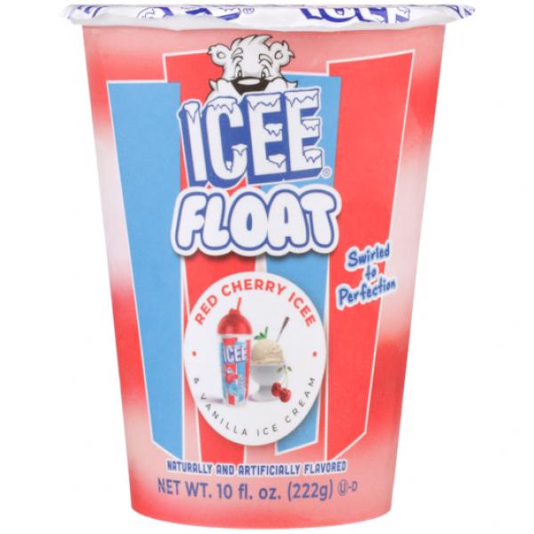 Icee Float Cup Cherry Vanilla 10 Fluid Ounce - 12 Per Case.