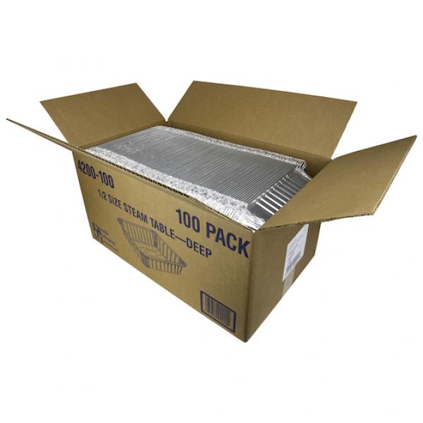 Durable Packaging Size Steam Deep 100 Each - 1 Per Case.