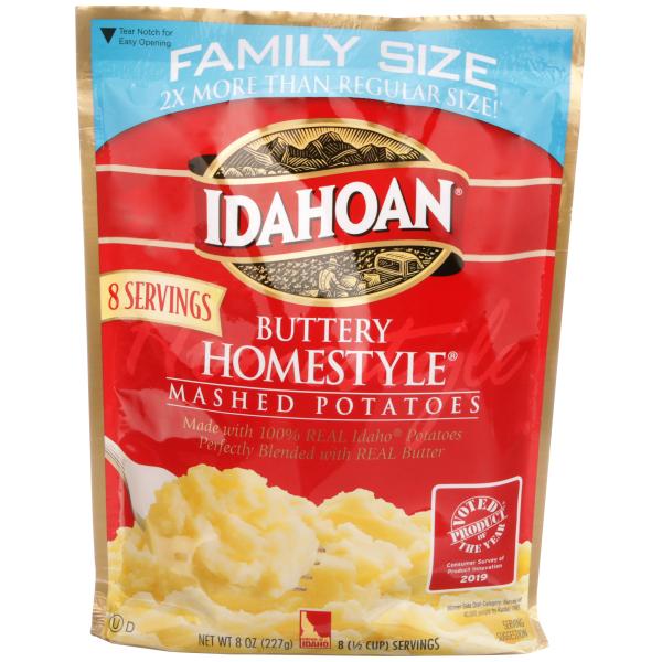 Our Brand Mashed Potatoes Homestyle Microwavable Family Size - 32 oz pkg