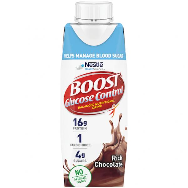 Nestle Boost Adult Nutrition Chocolate 8.01 Fluid Ounce - 24 Per Case.