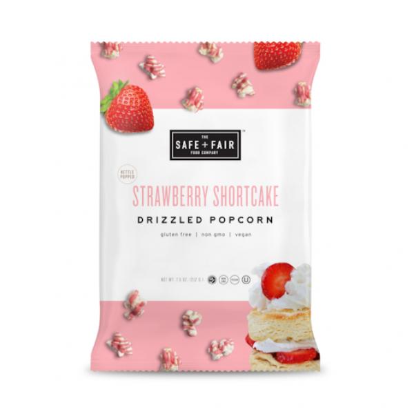 Sf Strawberry Shortcake Drizzled Popcorn7.5 Ounce Size - 5 Per Case.