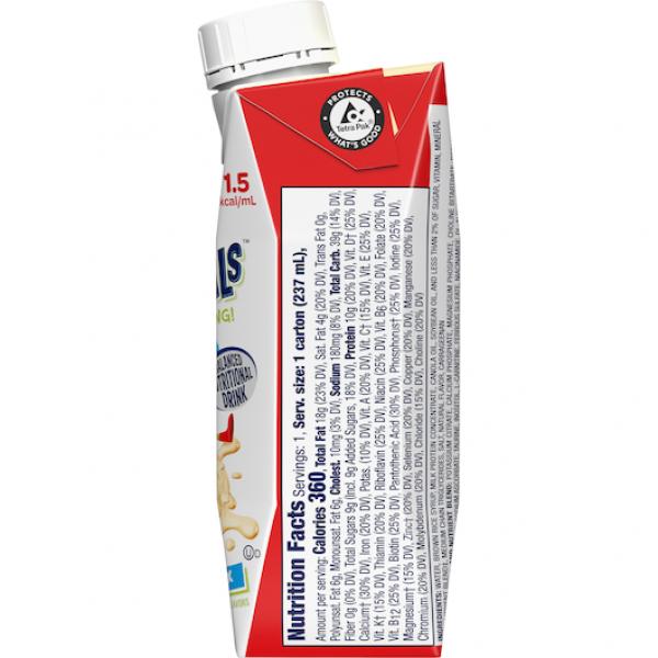 Boost Kid Essentials Vanilla Vortex Carton 8.01 Fluid Ounce - 24 Per Case.