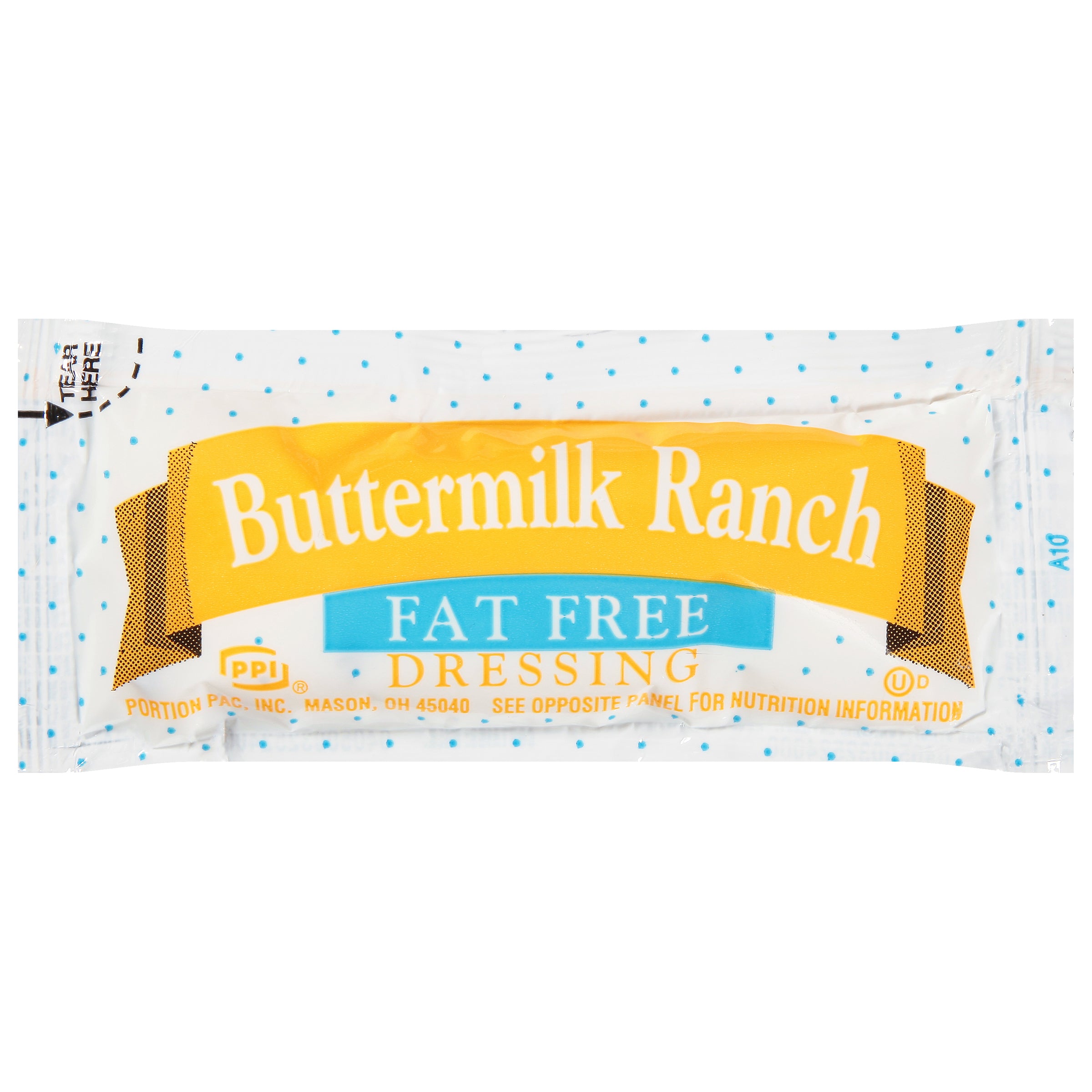 PPI Single Serve Fat Free Buttermilk Ranch Dressing 12 Gram Packets 200 Per Case