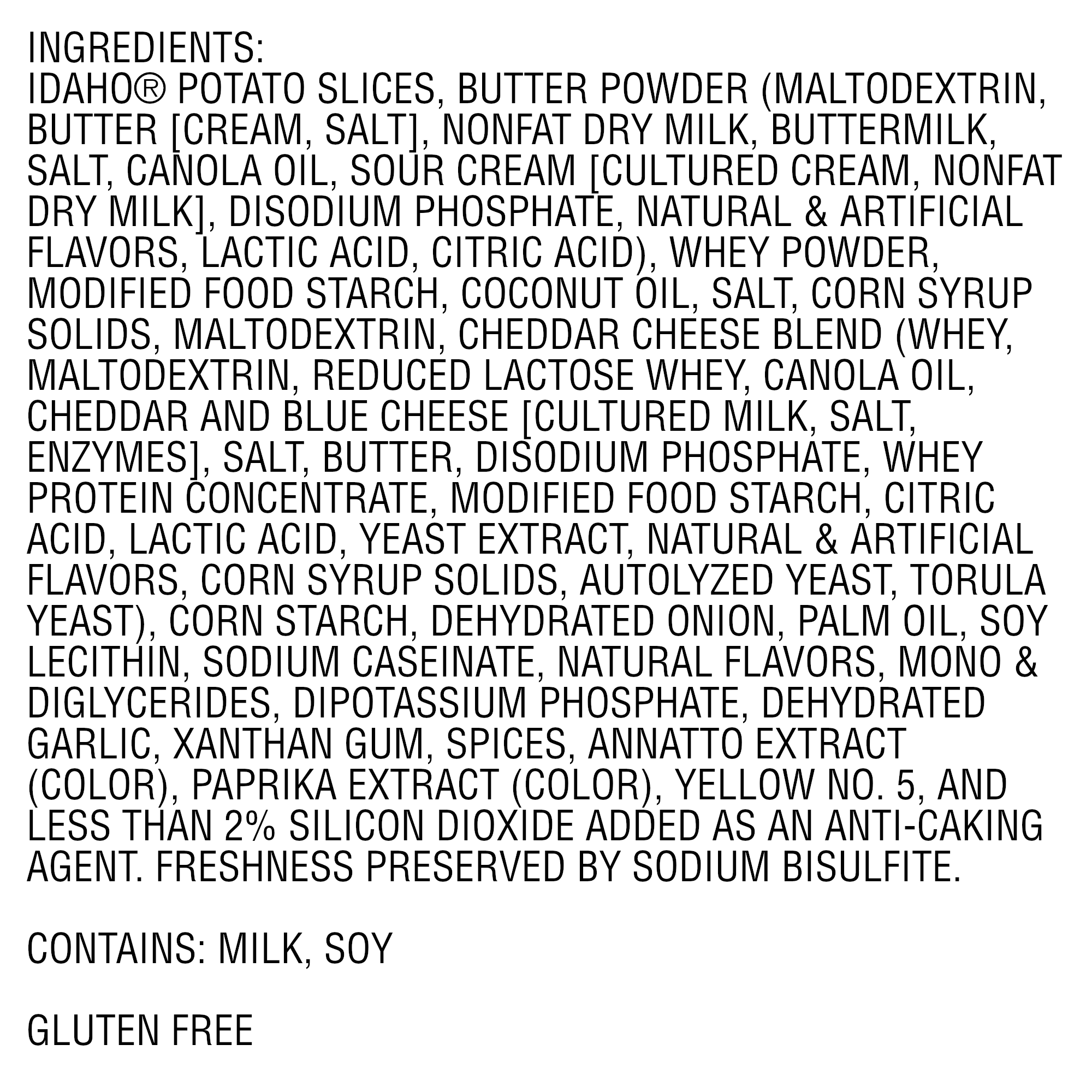 Idahoan® Slices Au Gratin Potatoes Hs 20.35 Ounce Size - 12 Per Case.