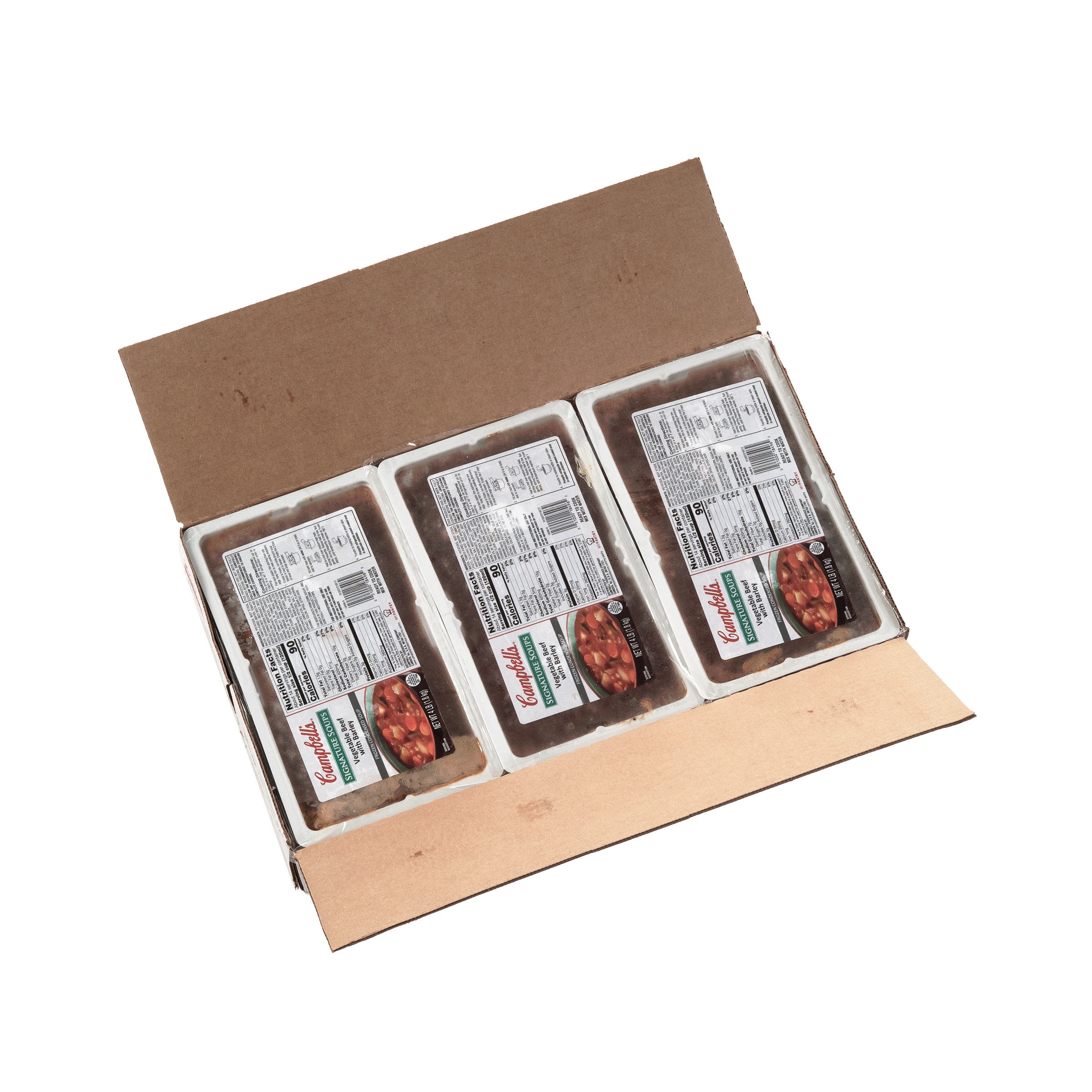 Soup Vegetable Beef Cash & Carry 4 Pound Each - 3 Per Case.