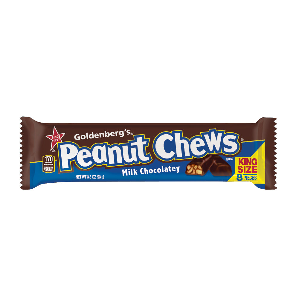 Peanut Chews® Milk Chocolatey Ctcase 3.3 Ounce Size - 144 Per Case.