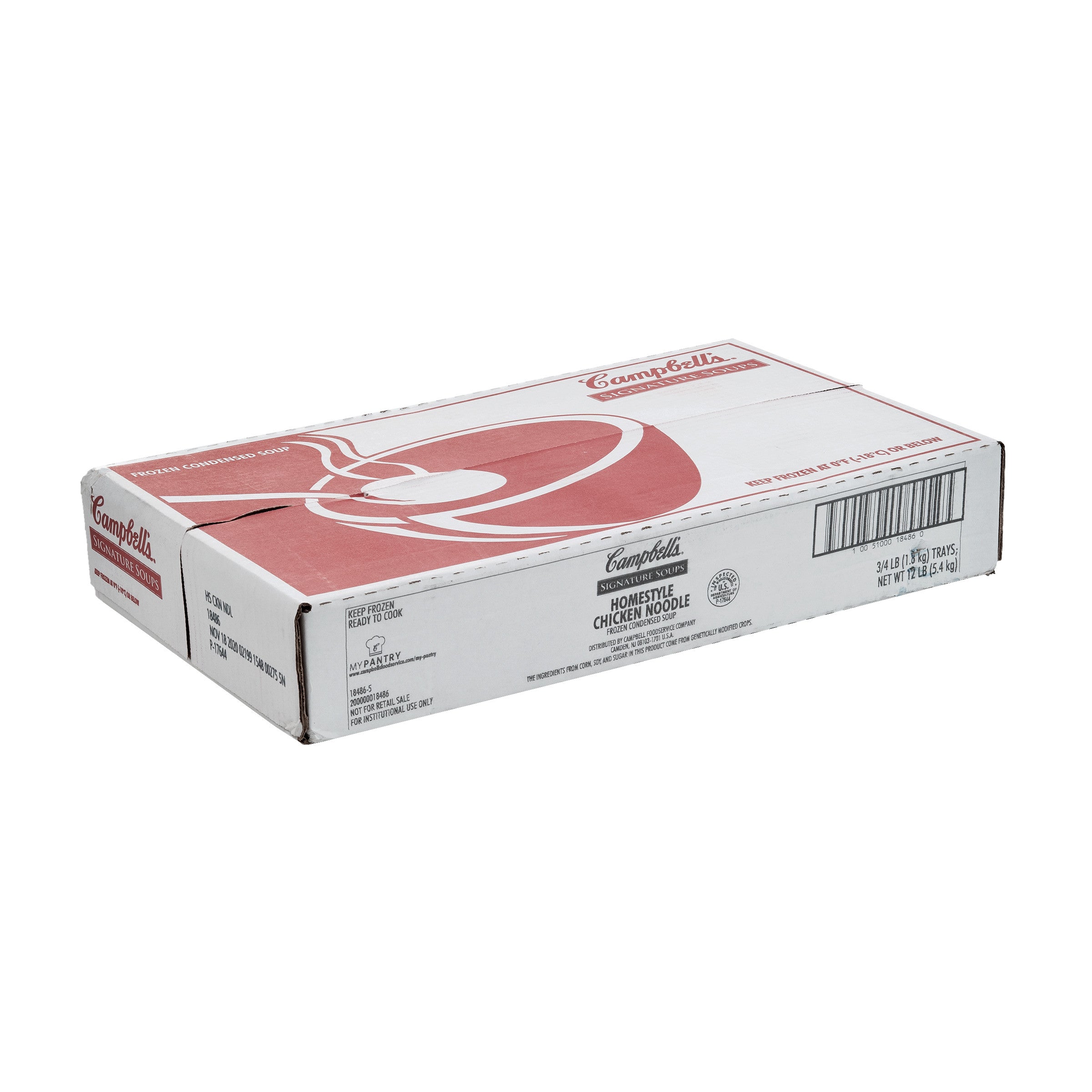 Soup Homestyle Chicken Noodle Cash & Carry 4 Pound Each - 3 Per Case.
