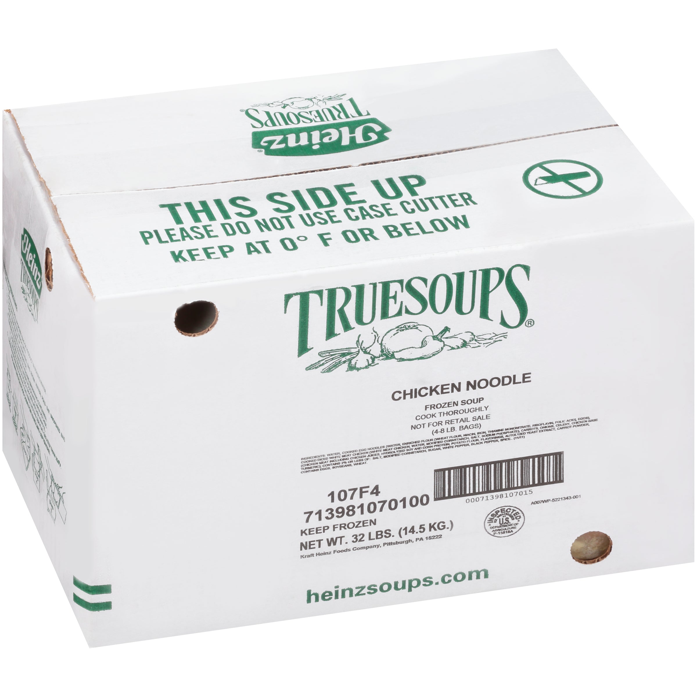 HEINZ TRUESOUPS Chicken Noodle Soup 8 lb. Bag 4 Per Case