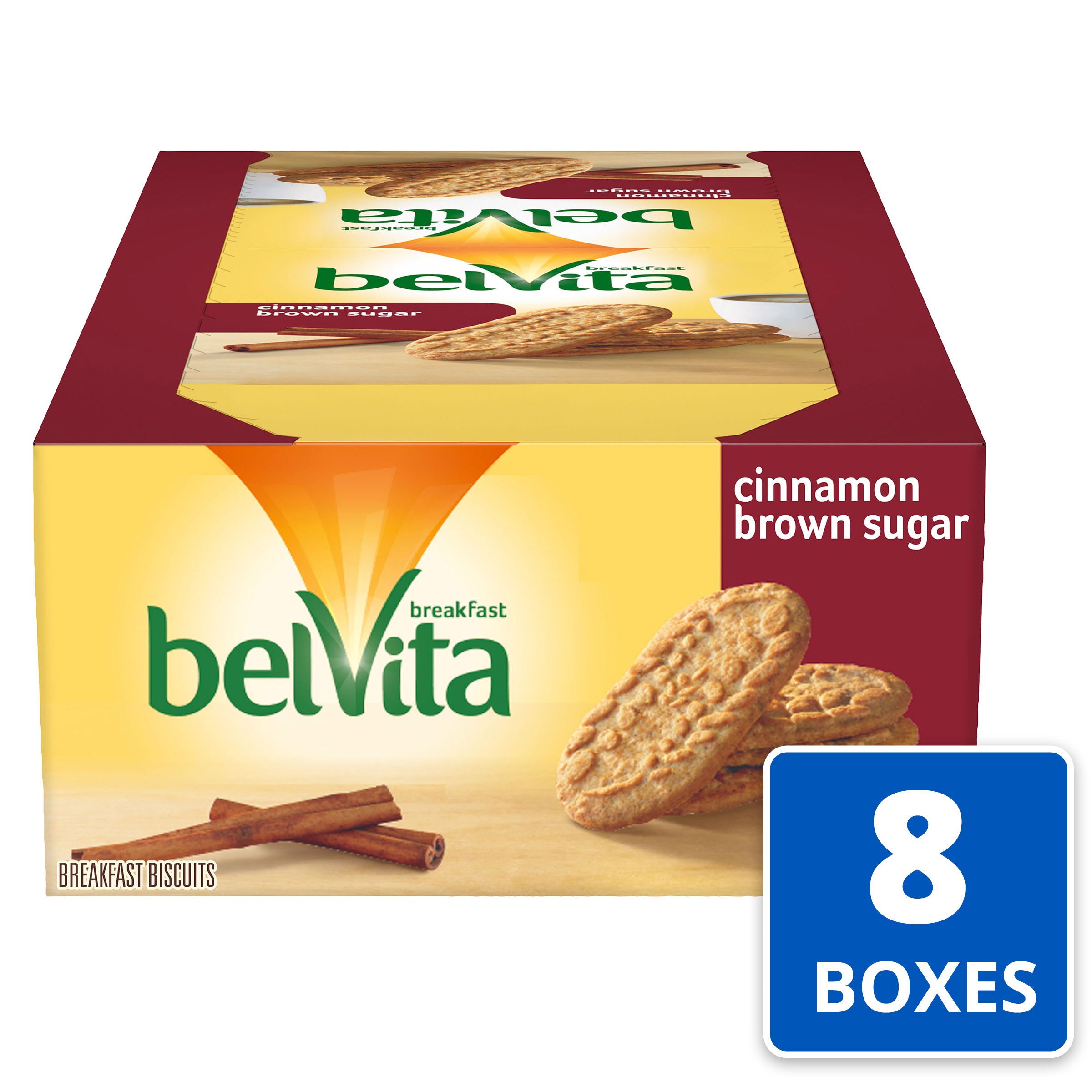 Belvita Cinnamon & Brown Sugar Breakfast Bar 1.76 Ounce Size - 64 Per Case.