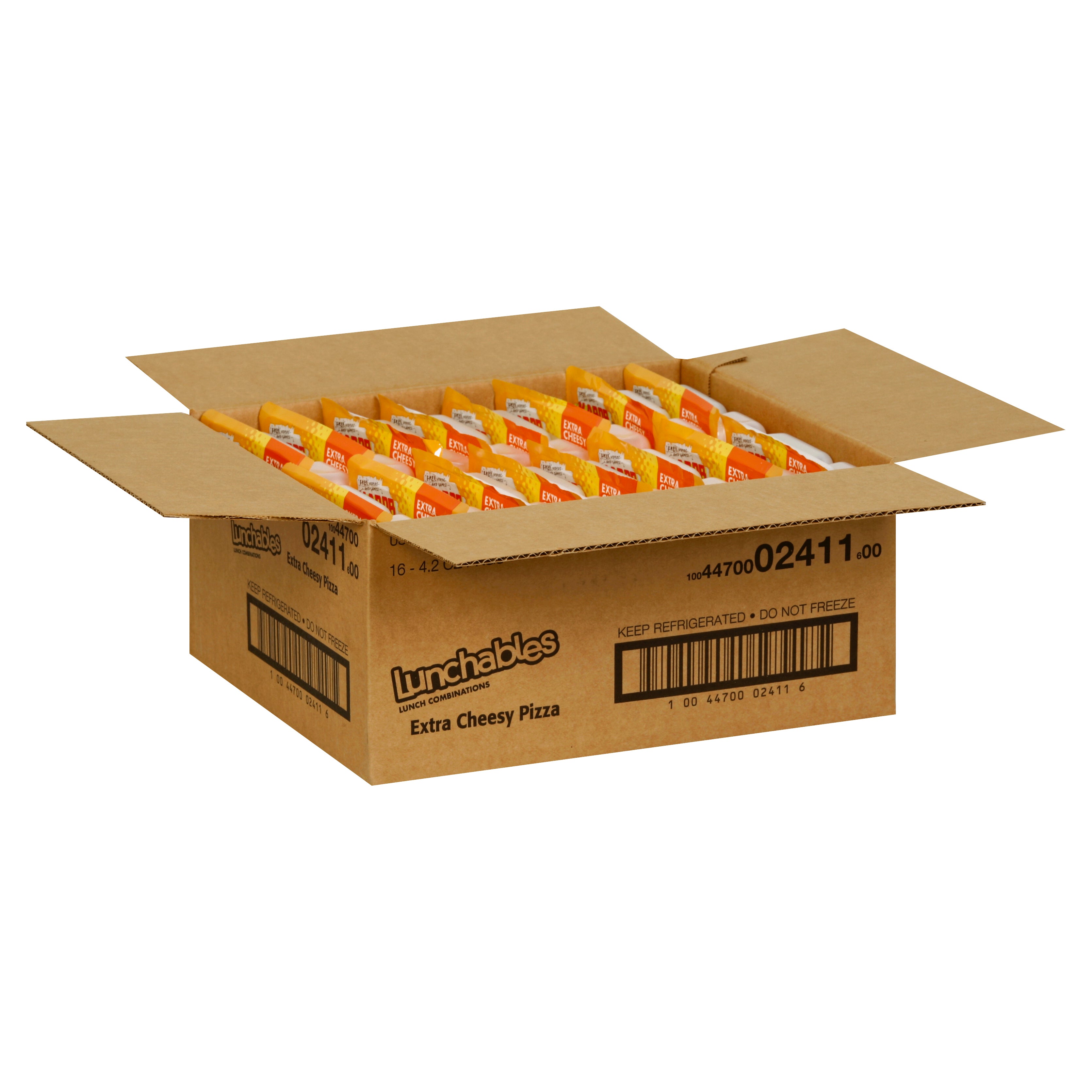 Lunchable Extra Cheese Pizza, 4.2 Ounce Size - 16 Per Case.