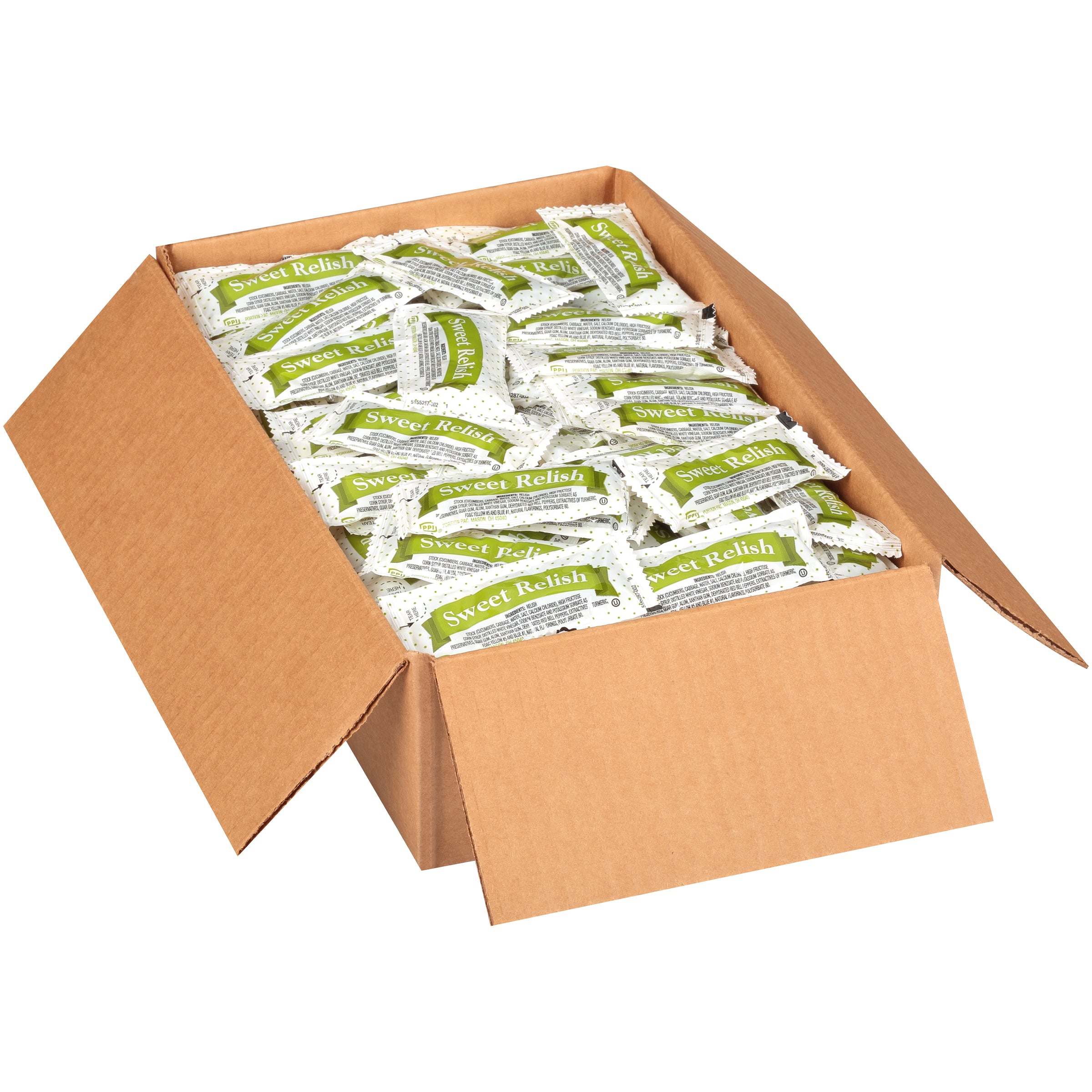 Portion Pac Single Serve Sweet Relish 9 Gram Packets 200 Per Case