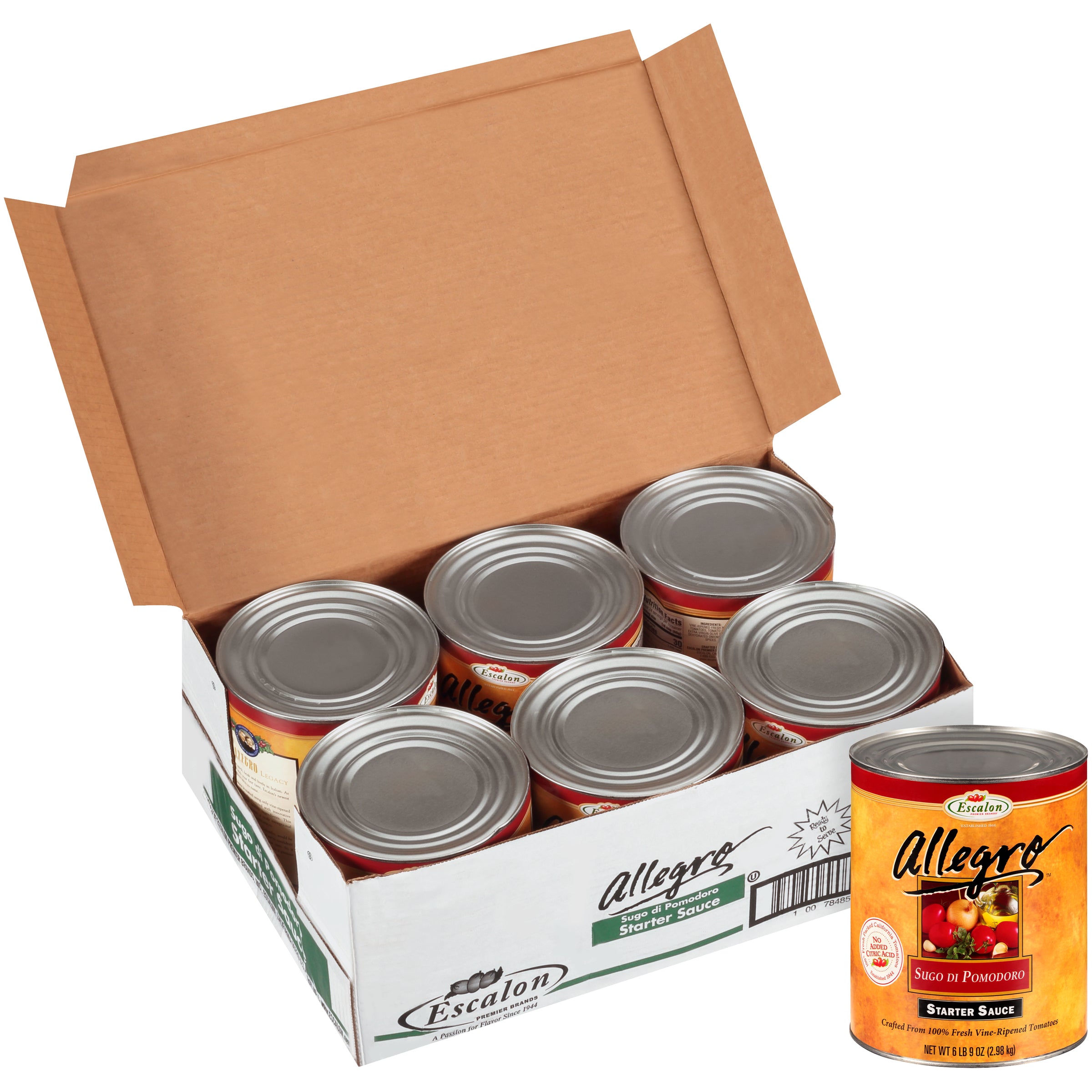 Allegro Starter Sauce 105 Ounce Can 6 Per Case