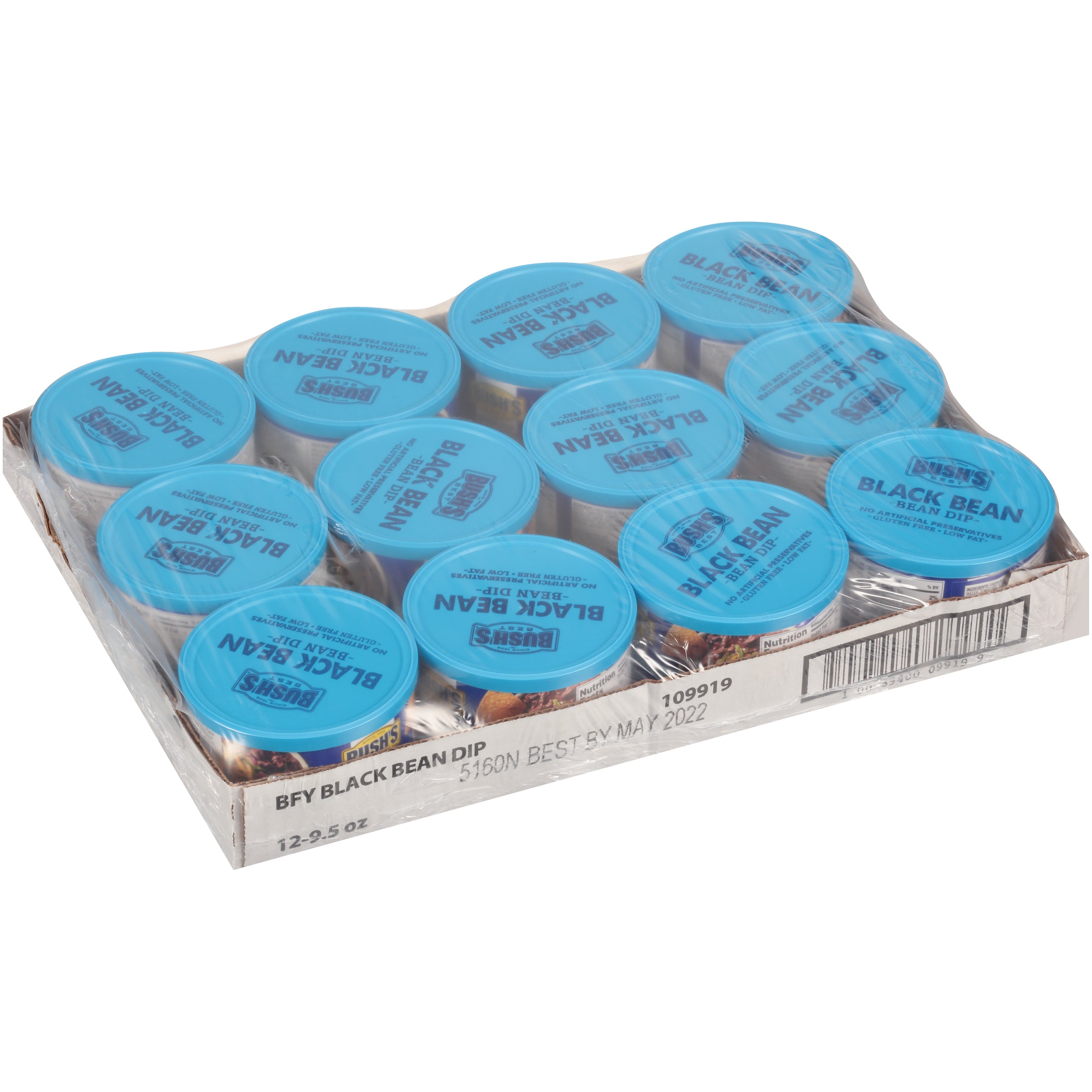 Bean Dip Black Bean 9.5 Ounce Size - 12 Per Case.