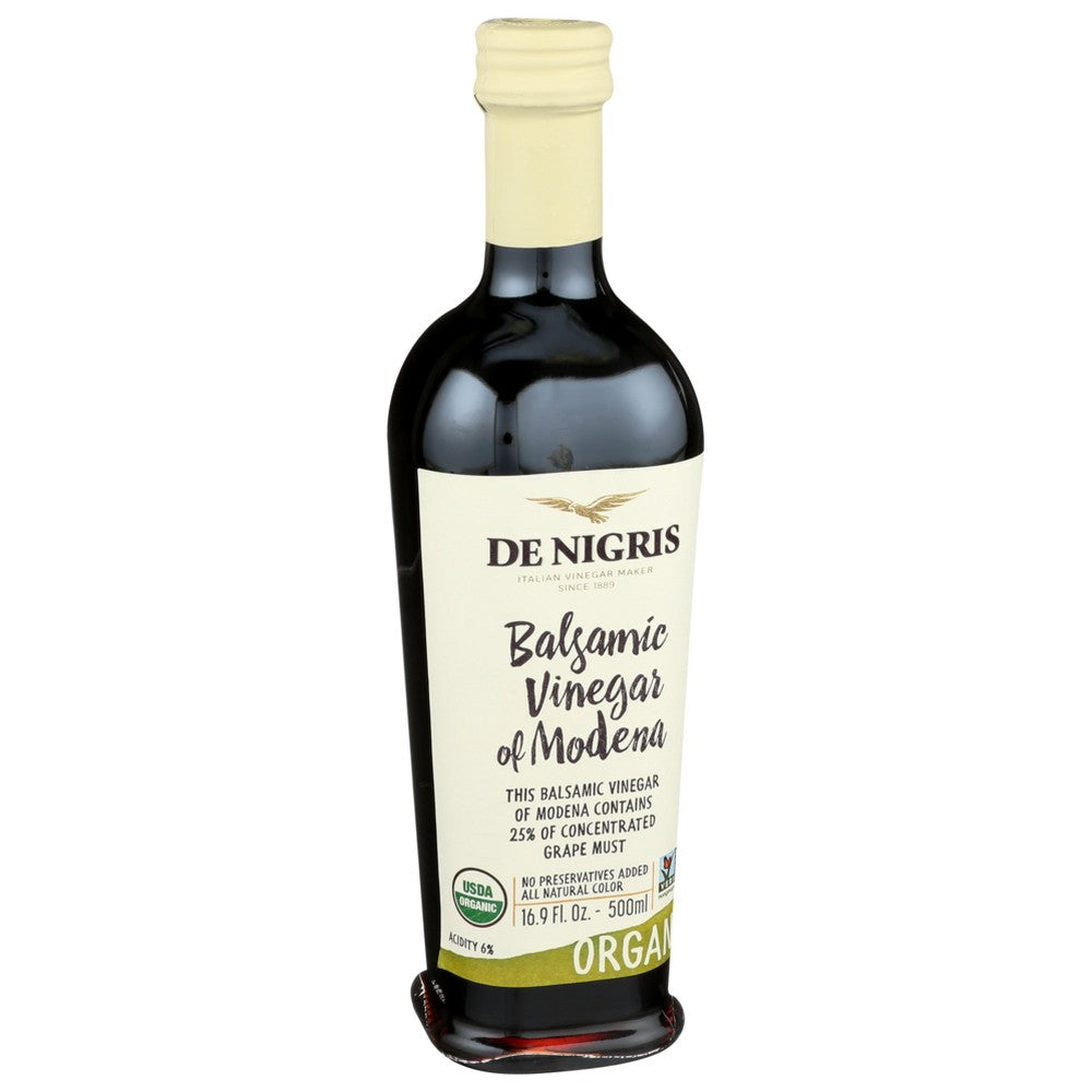 De Nigris Artdeni311, Organicanic 25% Grape Must Balsamic Vinegar Of Modena 16.9 Fluid Ounce,  Case of 6