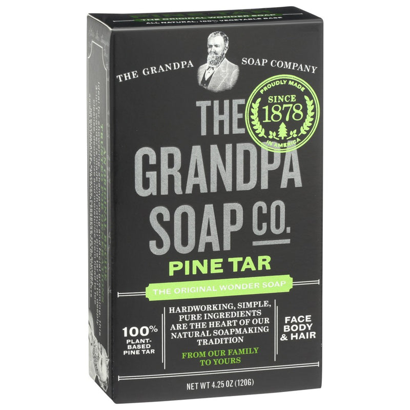 Grandpas Soap Bar Pine Tar - 4 Ounce, Case of 1