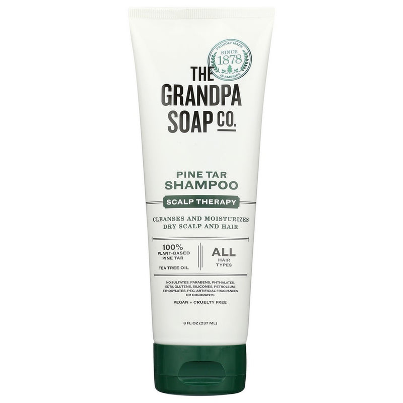 Grandpas Shampoo Pine Tar - 8 Fluid Ounce, Case of 3