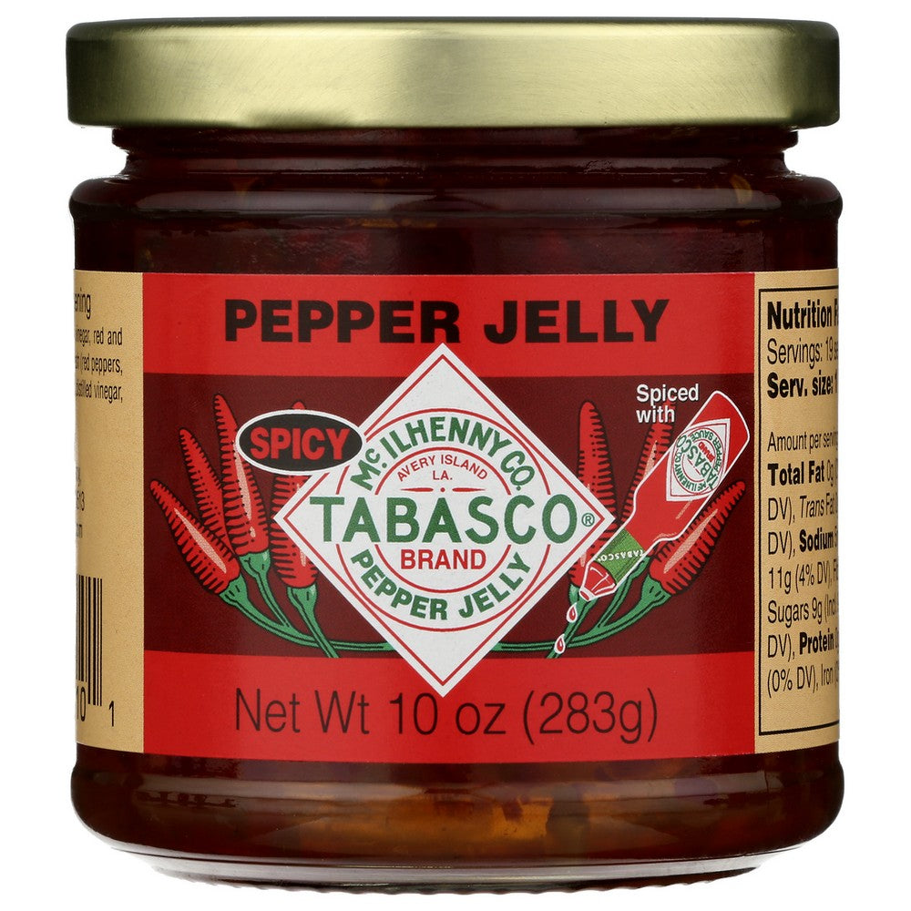 Tabasco Jelly Pepper Spicy - 10 Ounce, Case of 6