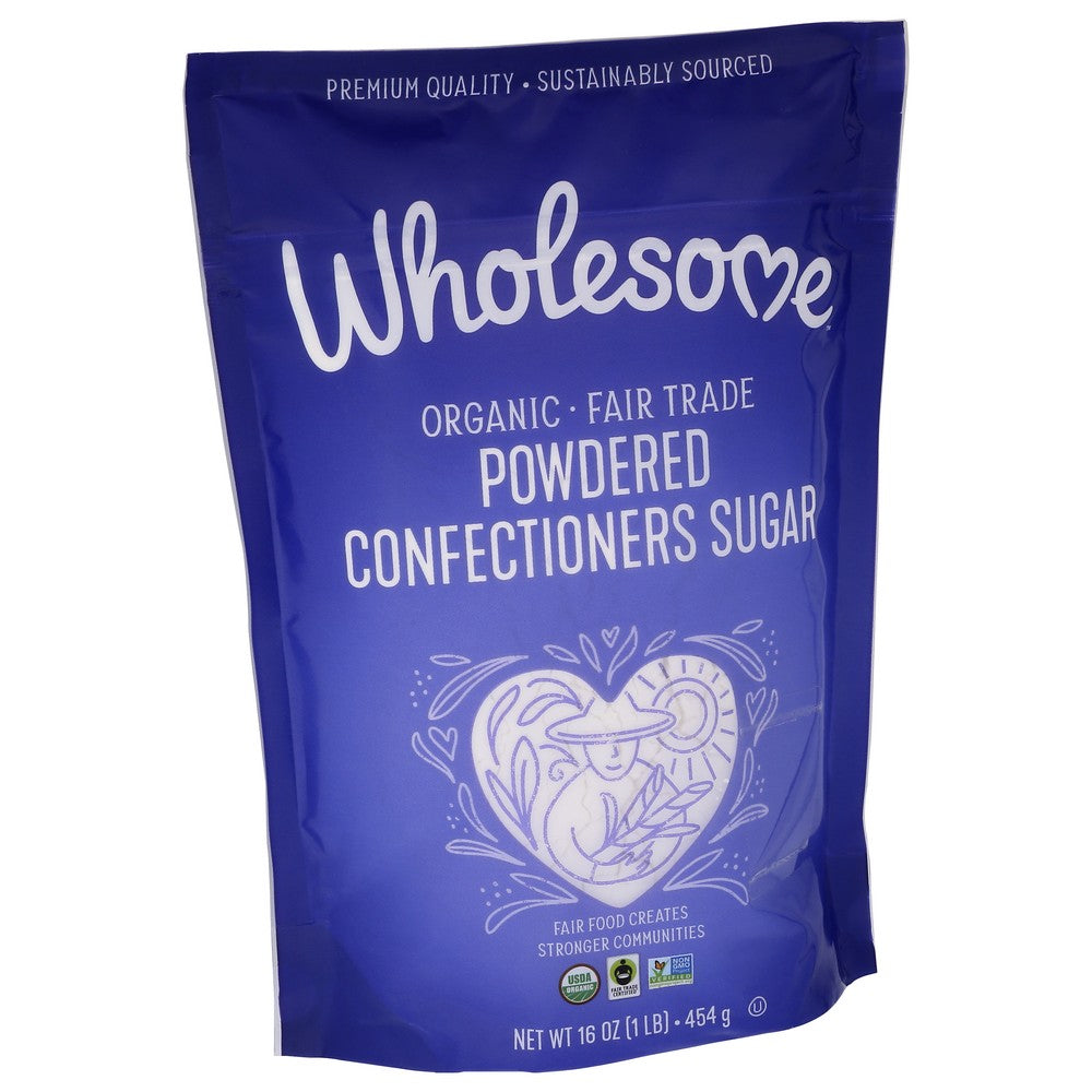 Wholesome Sugar Pwdr Organic Ftc - 16 Ounce,  Case of 6