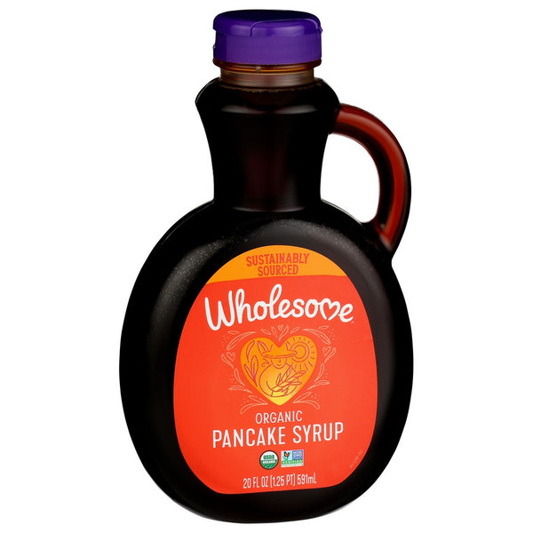 Wholesome Syrup Pancake Organic - 20 Fluid Ounce, Case of 6