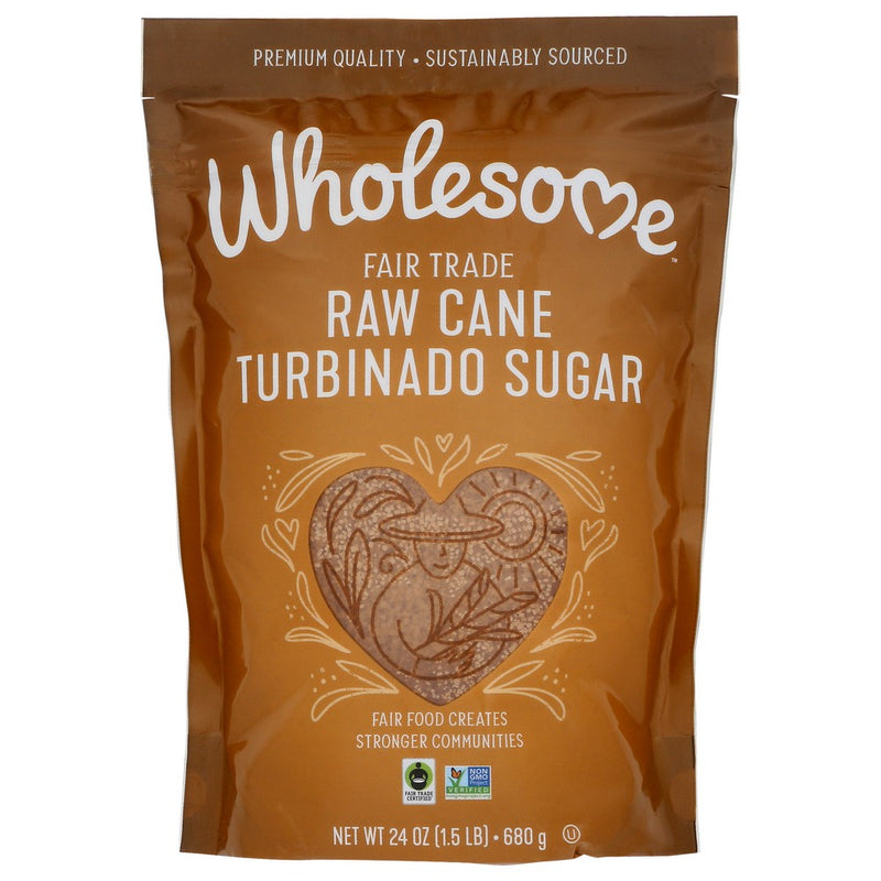 Wholesome Sugar Cane Raw Ftc - 24 Ounce, Case of 12