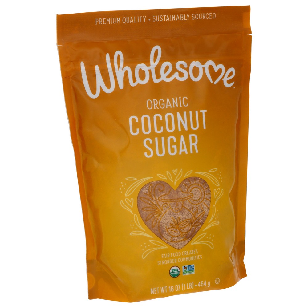 Wholesome , Wholesome! Coconut Palm Sugar, Organicanic, 1 Lb.,  Case of 6