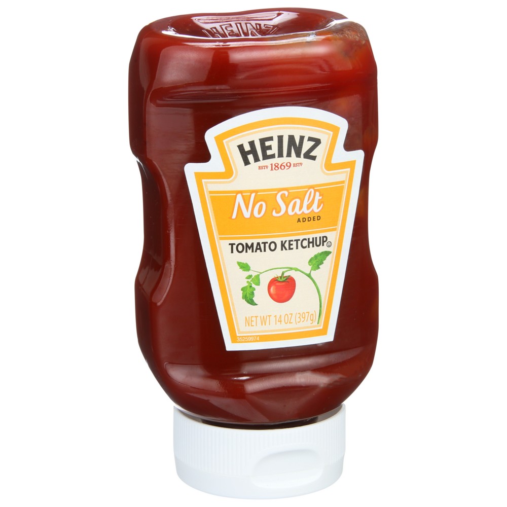 Heinz , No Salt Ketchup 14 Ounce,  Case of 6