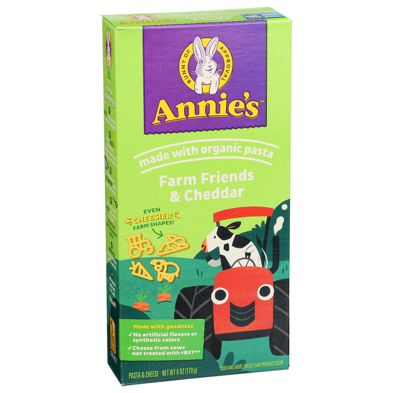 Annies Homegrown Mac & Cheese Bernies Farm - 6 Ounce, Case of 12