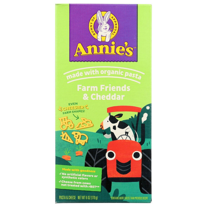 Annies Homegrown Mac & Cheese Bernies Farm - 6 Ounce, Case of 12