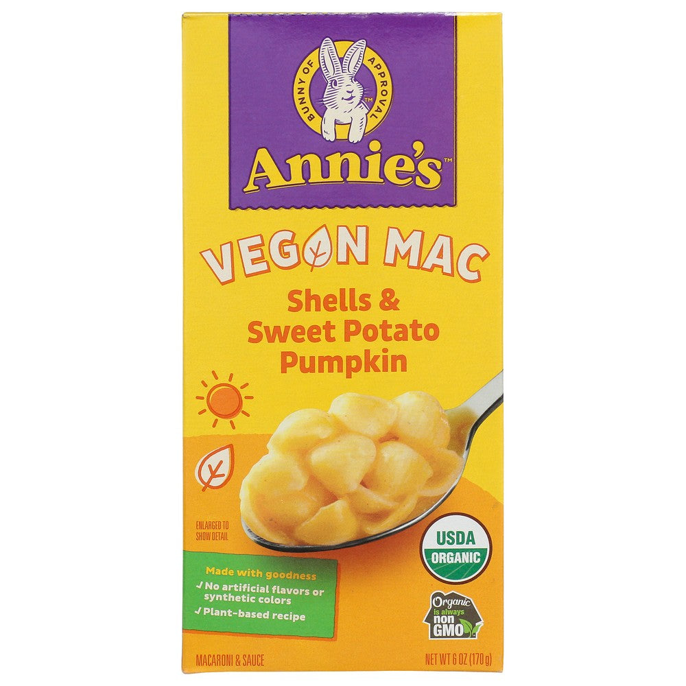 Annie's Homegrown™ , Annie's Homegrown Organicanic Vegan Pasta Dinner, Shells & Creamy Sauce, 6 Oz.,  Case of 12