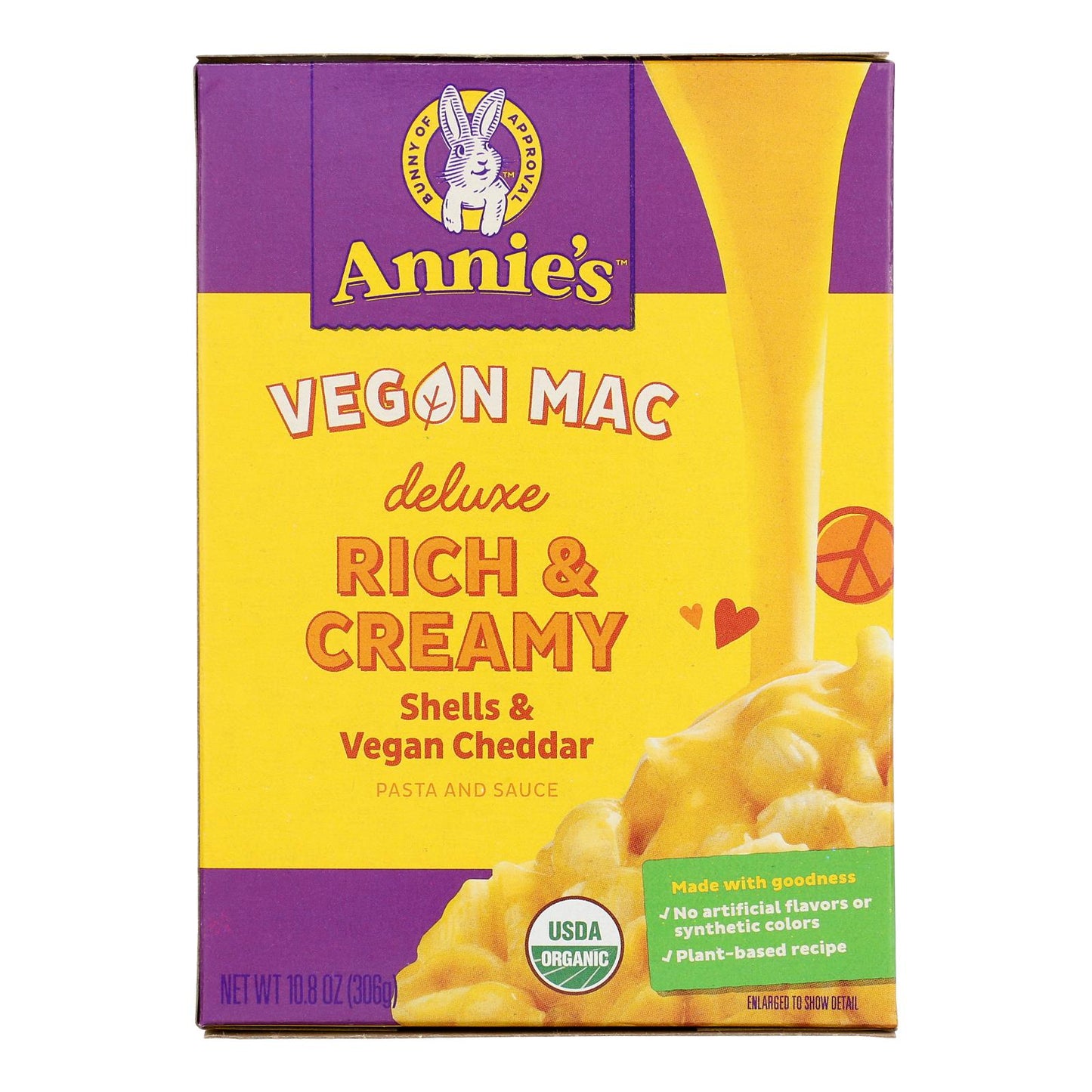 Annie's Homegrown - Delx Mac&chse Vegan - Case of 12-10.8 Ounce