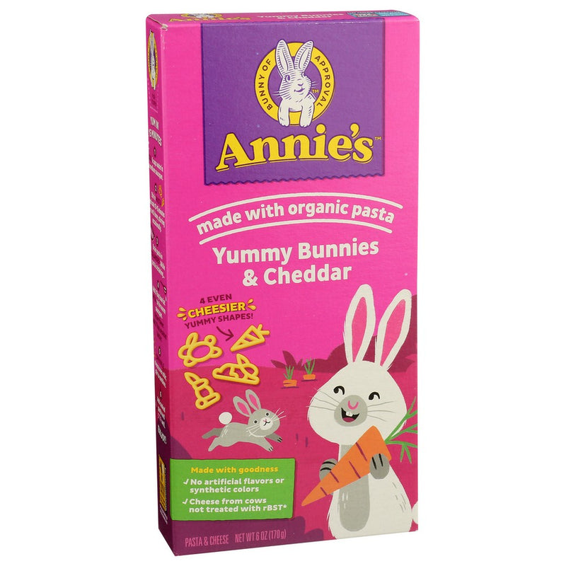 Annies Homegrown Mac & Cheese Bunny - 6 Ounce, Case of 12