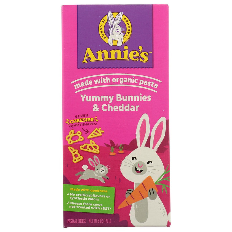 Annies Homegrown Mac & Cheese Bunny - 6 Ounce, Case of 12