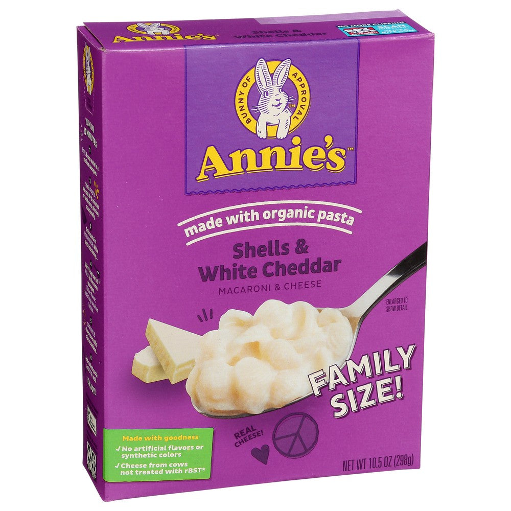 Annie's Homegrown™ , Annie's Homegrown Organicanic Macaroni & Cheese, Shells & White Cheddar, 10.5 Oz.,  Case of 6