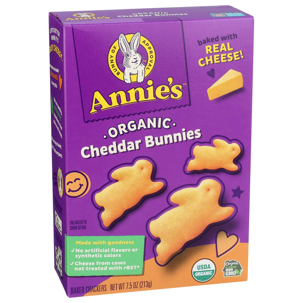 Annie's Homegrown™ , Annie's Homegrown Cheddar Bunnies Crackers, 7.5 Oz.,  Case of 12