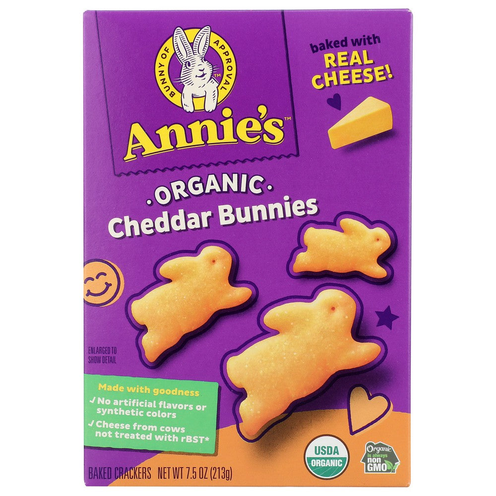 Annie's Homegrown™ , Annie's Homegrown Cheddar Bunnies Crackers, 7.5 Oz.,  Case of 12