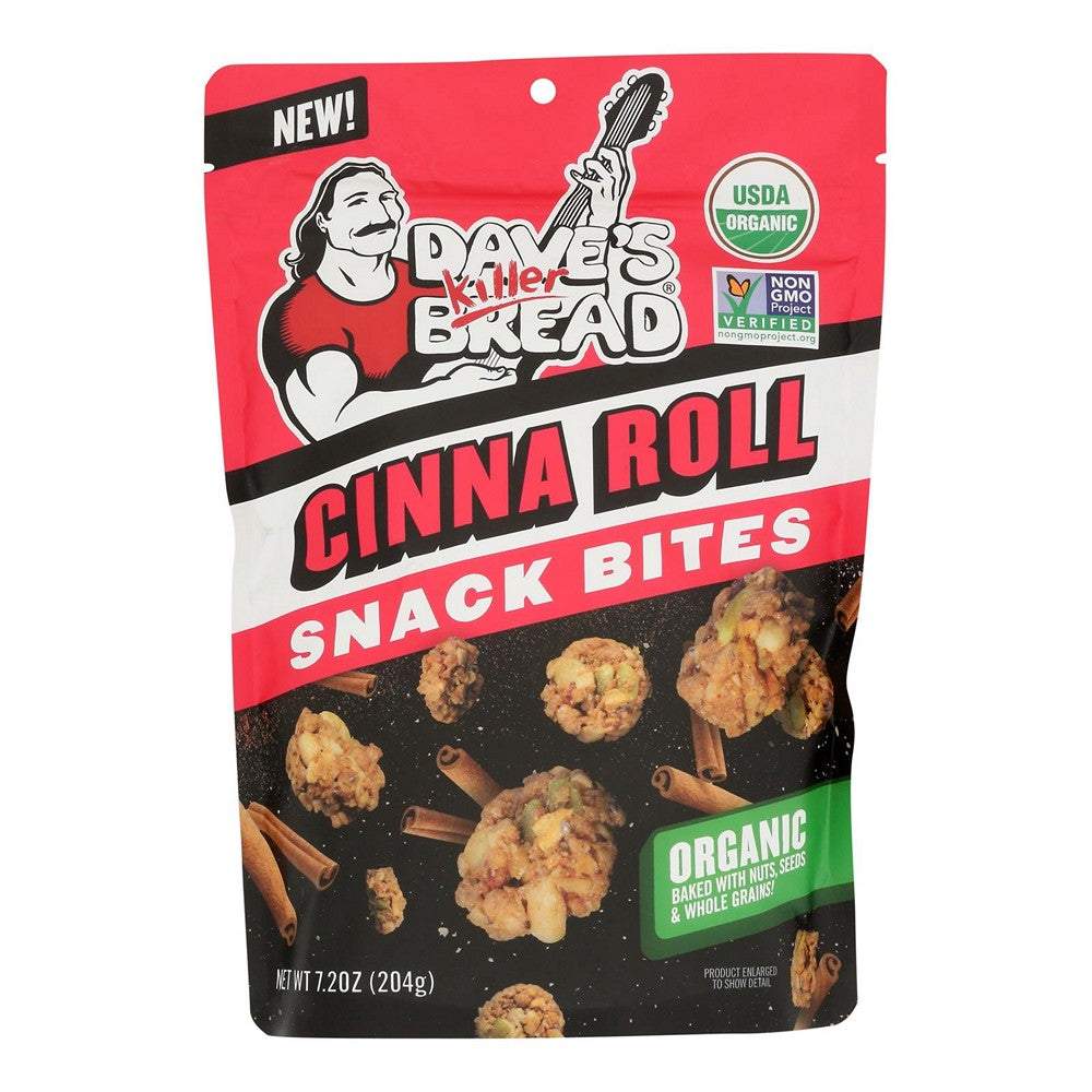 Daves Killer Bread - Crnchy Bites Og2 Cinn Rol - Case of 6-7.2 OZ