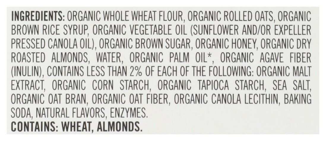 Daves Killer Bread - Bars Og2 Oat Honey Almond - Case of 6-7 OZ