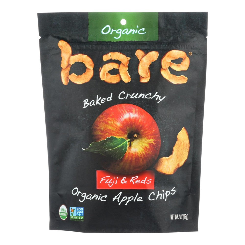 Bare Fruit - Apple Chips Organic Fuji Red - Case of 12-3 OZ